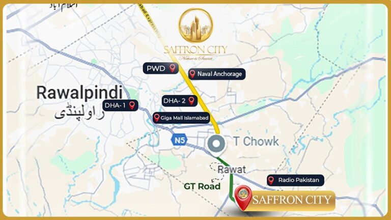 Saffron City by SKB Location map
